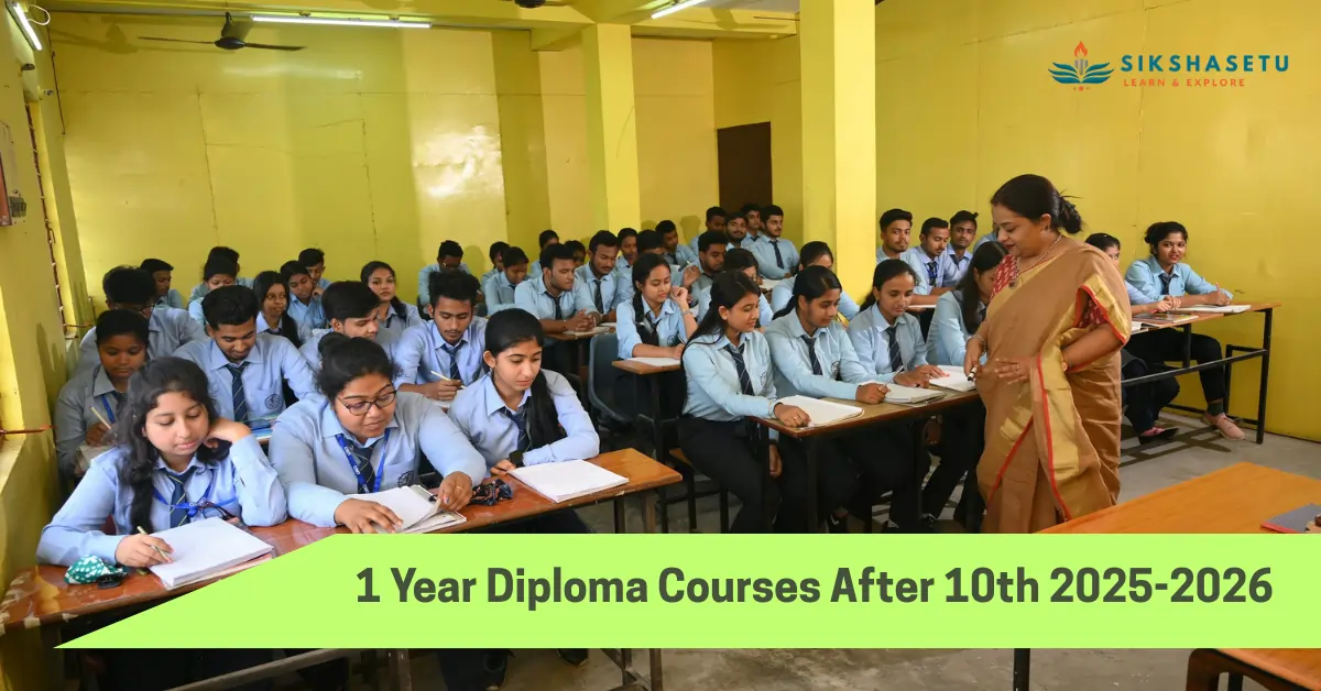 "10वीं के बाद 1 साल के डिप्लोमा कोर्स के योग्य छात्र पुस्तक और लैपटॉप के साथ करियर की योजना बना रहे हैं"