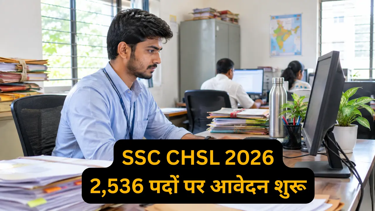 SSC CHSL 2026: 2,536 पदों पर आवेदन शुरू, जानें नया सेक्शनल टाइमिंग पैटर्न